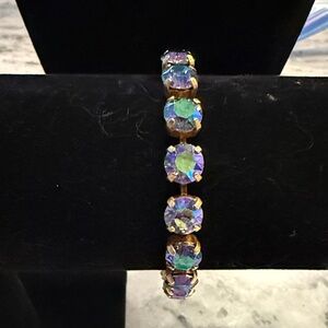 Sorrelli Gold Bracelet with Multicolor Stones